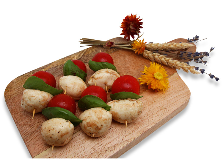 Brochette tomate cerise & mozzarella