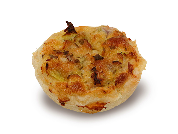 Mini quiche poireaux  truite fumée